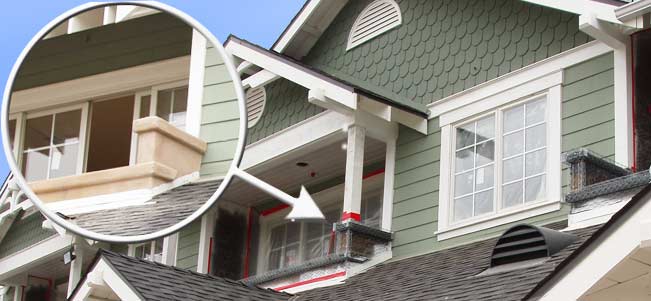 Exterior window trim bands